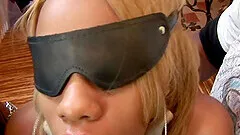 Big Booty Slaves Emma Heart and Melrose Foxxx Destroyed by a Gang of BBCs