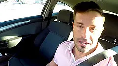 Natalia Azalea picked up on the street and rides a huge cock in a car