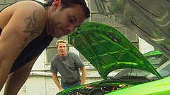 Hardcore blowjob in a car from a blonde MILF Carmen Luvana