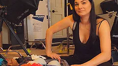 As soon as Madeline wakes up, she likes to strip down sensually