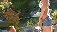 Goody Babe Fucked For Washing Friend's Car