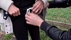 Stranded MILF Sophie rides him in the backseat of his car