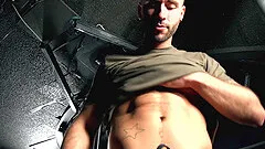 Stripping and jerking his dick are two things this gay guy likes the most