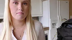 Fat assed Layla Love can't wait to receive a facial