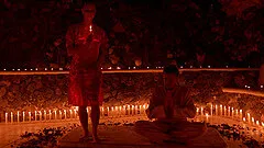 Mea Melone loves having hardcore clothed sex with this stud