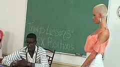 College girl Joslyn James fucks her teacher in the classroom
