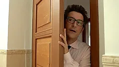 Naughty dad successfully seduces naive girl to have quickie