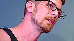 Teddy Bryce fingers two of his friends after a strip club show