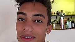 Venezuelan Cocksucker takes double facial