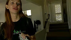 Skinny babe Maya Kendrick wants nothing more but his dick