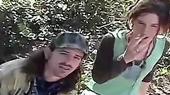 One of the things this brunette girl loves is fucking outdoors