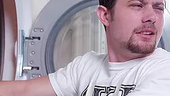 Handsome gay guy likes to moan while a friend bangs his ass