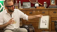 Sweet older daddy pops virgin boy’s cherry