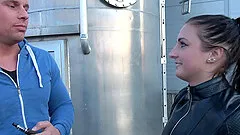 Riding a stiff dick in the car pleases Asdis more than anything