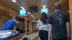Cuckold allows guy please his cute GF right in bowling club