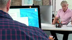 Handsome gay guy likes it when a friend drills his tight butt