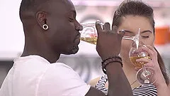 Passionate interracial sex is a wonderful gift for Birthday