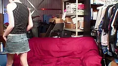 Slim chick Zoe Voss rides a dick like her life depends on it