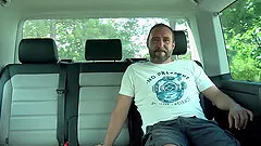 Stunning girl Booby gets talked into riding a hard cock in the car