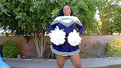 Honey Bunn is a cheerleader with a big ass who wants to fuck
