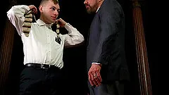 Daddy Spanks Cute Mormon. Elder Calder Gets Punished.