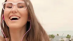 Jumping on a fat cock in the car makes Paige Owens happier than anything