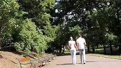 Cuckold agreed to watch stranger's sex with his girlfriend