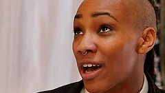 Stunning Ela Darling and another girl like to play with big toys