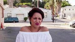 Short red head Cadey smashed hardcore in the car