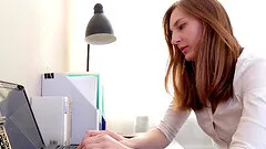 Skinny Ariadna gets her delicious cunt pounded by a neighbor