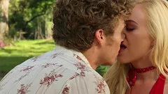 Lyra Law enjoys an outdoor sex session with a handsome lover