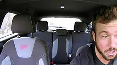 Blonde Haley taking long dick hardcore in porn car