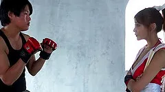 Cute cheerleader gets her wet pussy banged in different poses