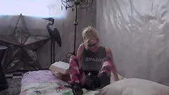 Kelly Madison wears glasses while being fucked hardcore