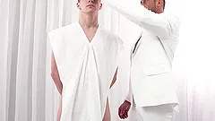 Elder Addison Is taken by an older Daddy In his Office