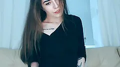 Latvian hottie with flawless sexy body gets horny in front of her webcam