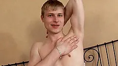 We join Derec, on his bed and stripping naked