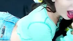 Gorgeous teen babe with her partner having sex infront of her webcam