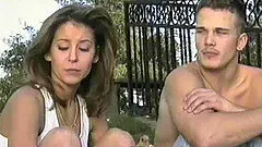 Incredible outdoor pussy sucking with libidinous Kobe Tai