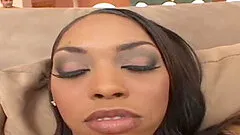 Jordin Skye sucks pole like shes making love to that dick with her mouth