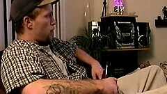 straight boy Johnny drops by, strips out of his clothes and grabs the lube.