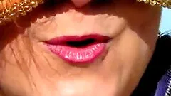 Italian exhibitionist lady showing off all of her sexy curves