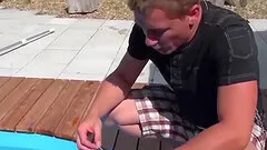 extreme hot slippery nuru massage sex lesson with Samantha Johnson and her poolboy