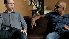 Humiliated cuck must watch his wife cum on big black cock