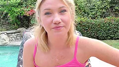 Big black cock for an adorable blonde teen with cute pigtails