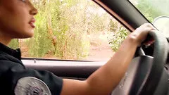 Mercedes Carrera and her bod are outdoors naked and fucking