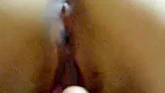 Korean brunette playing with a stranger's cock