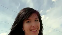 Barbara Sweet is in the nature putting a toy in her restless cunt