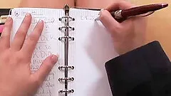 Naughty teen agrees to a threesome and loves it