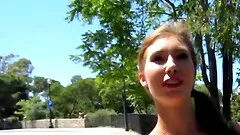 Smoking hot teen beauty having her most intense outdoor fuck